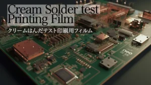 クリームはんだテスト印刷用フィルム