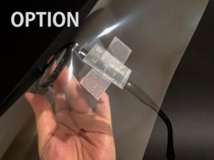 フェイスガードフィルム貼り方 オプション